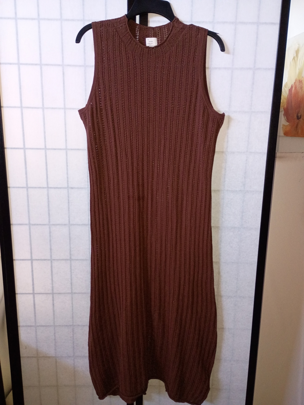 a new day Sleeveless Ribbed Maxi Dress - Brown